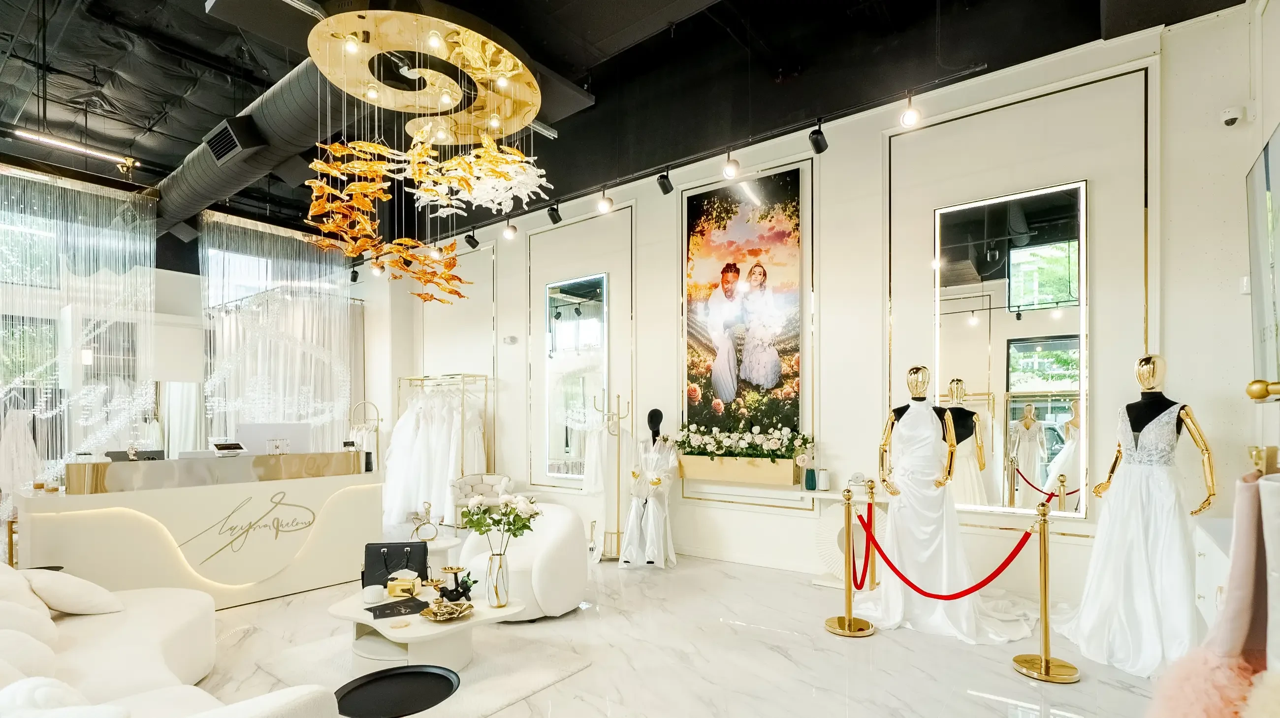 Iryna Shalom Couture in store photo