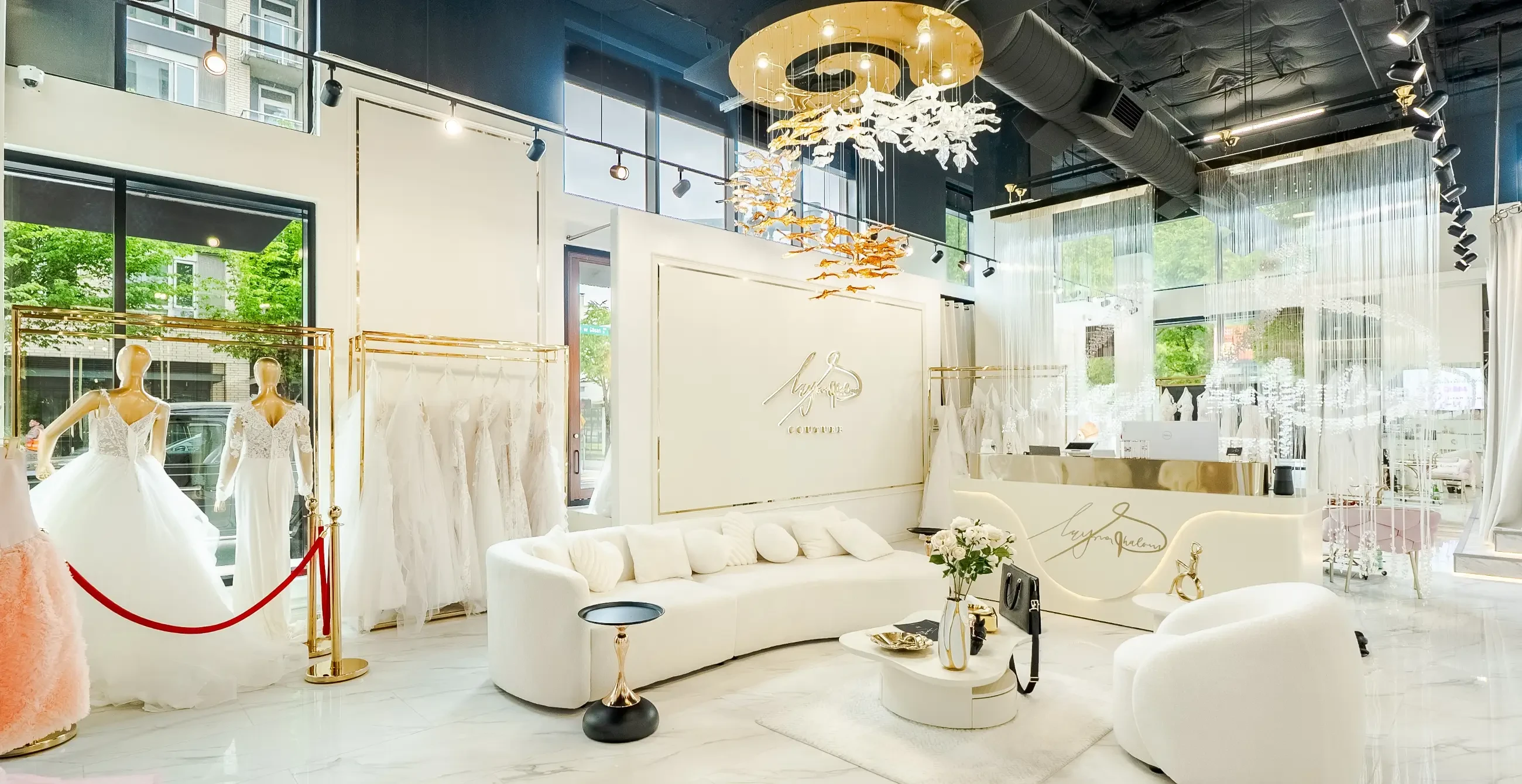 Iryna Shalom Couture in store photo